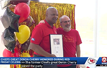 Chiefs Deron Cherry honored with scholarship